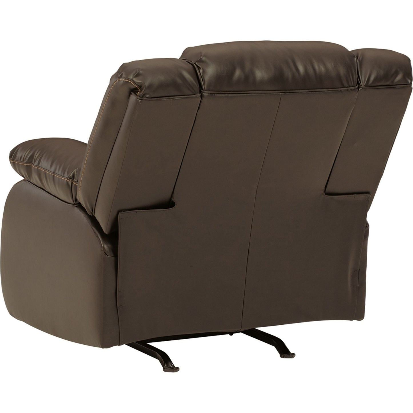 Fauteuil inclinable électrique à bascule Denoron - Chocolat