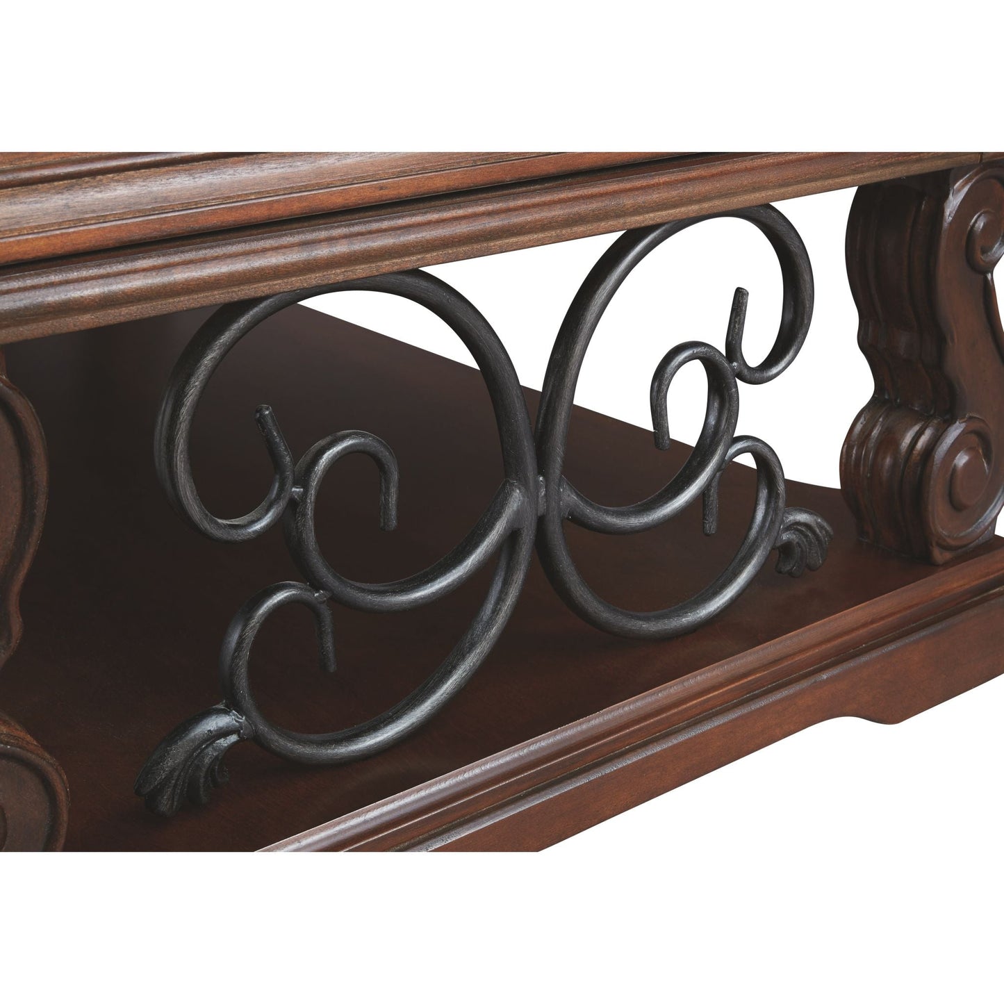 Table basse Alymere - Brun rustique