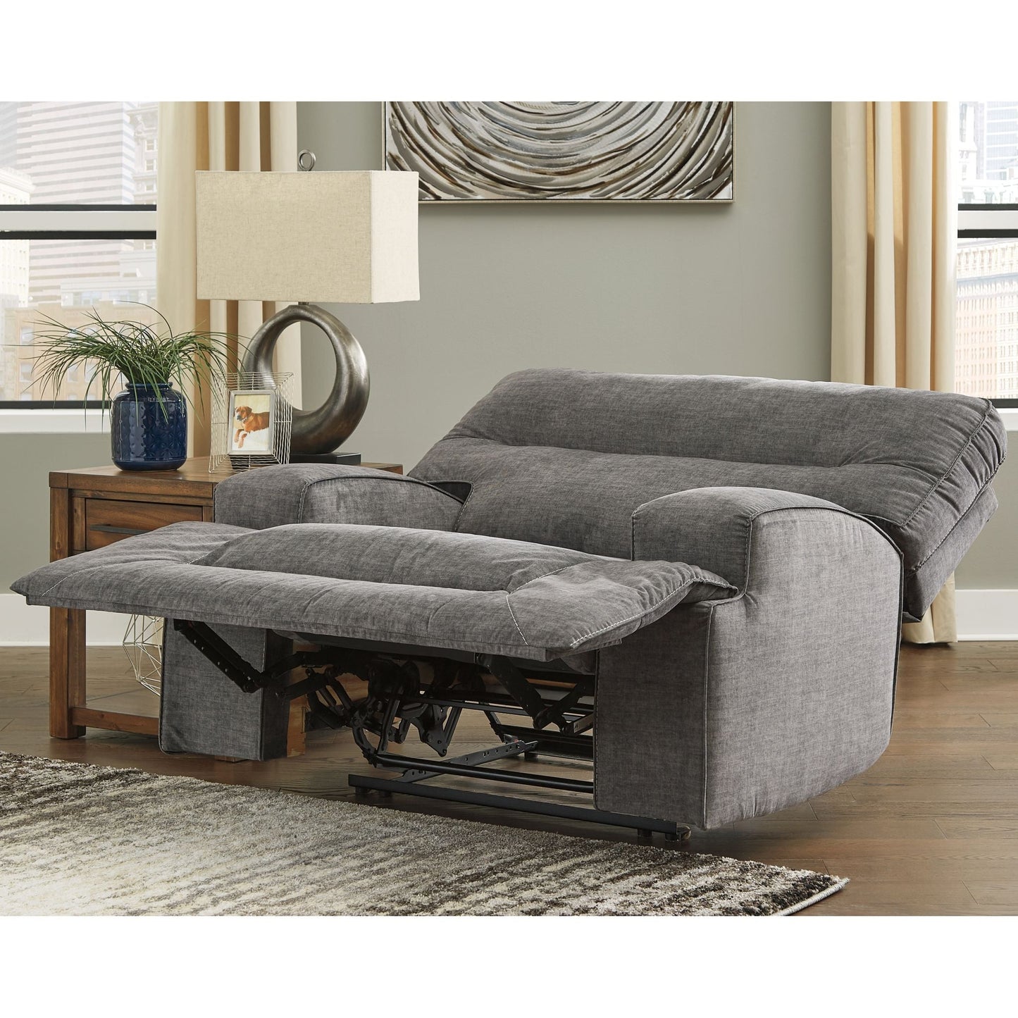 Fauteuil inclinable Coombs à assise large - Anthracite