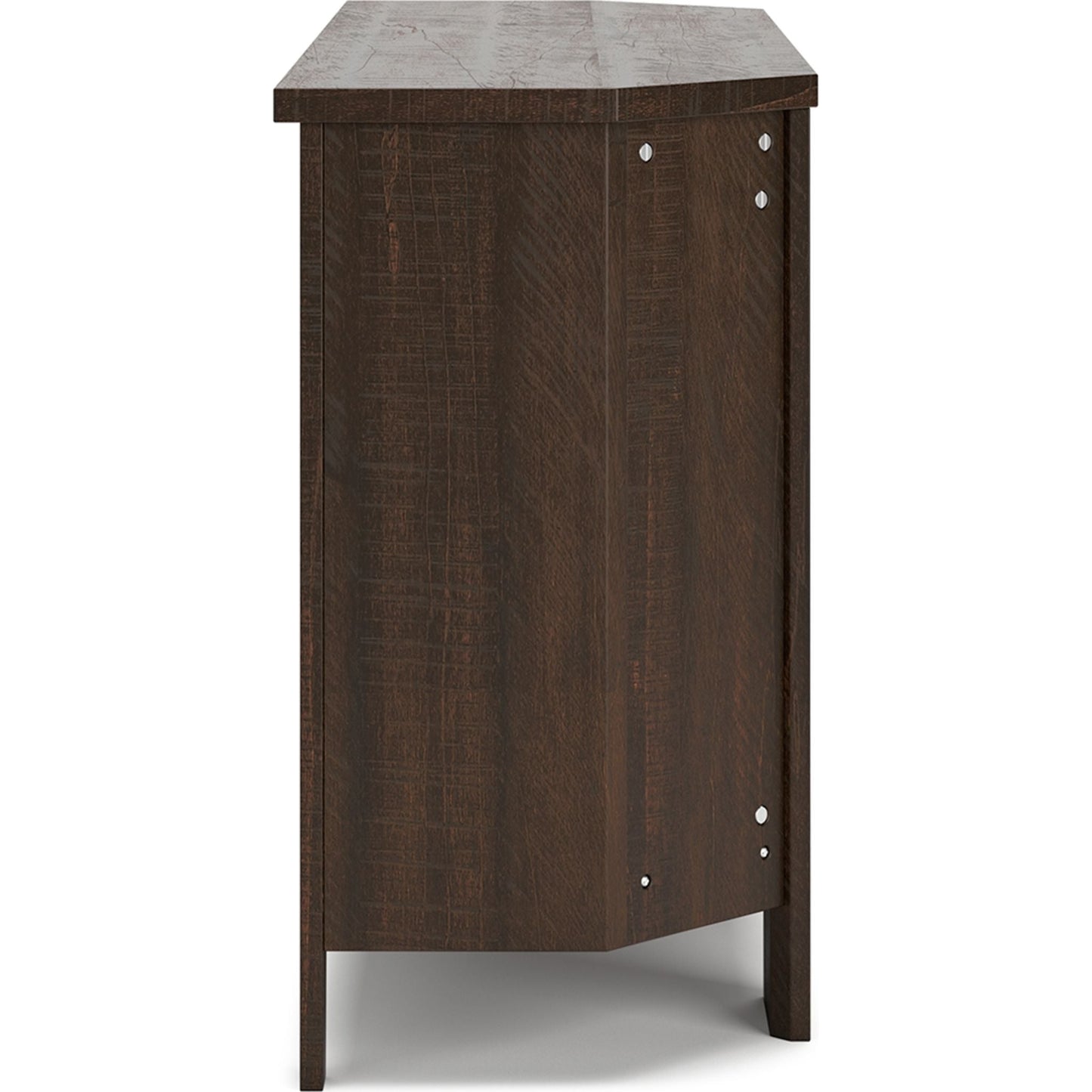 Meuble TV d'angle Camiburg - Marron chaud