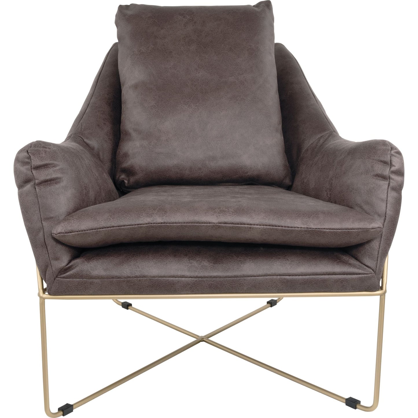 Fauteuil d'appoint Crosshaven - Gris foncé