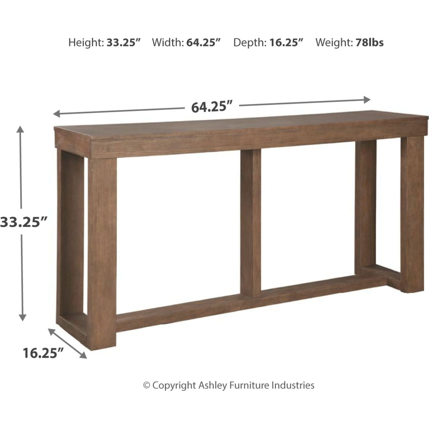 Table basse Cariton - Gris