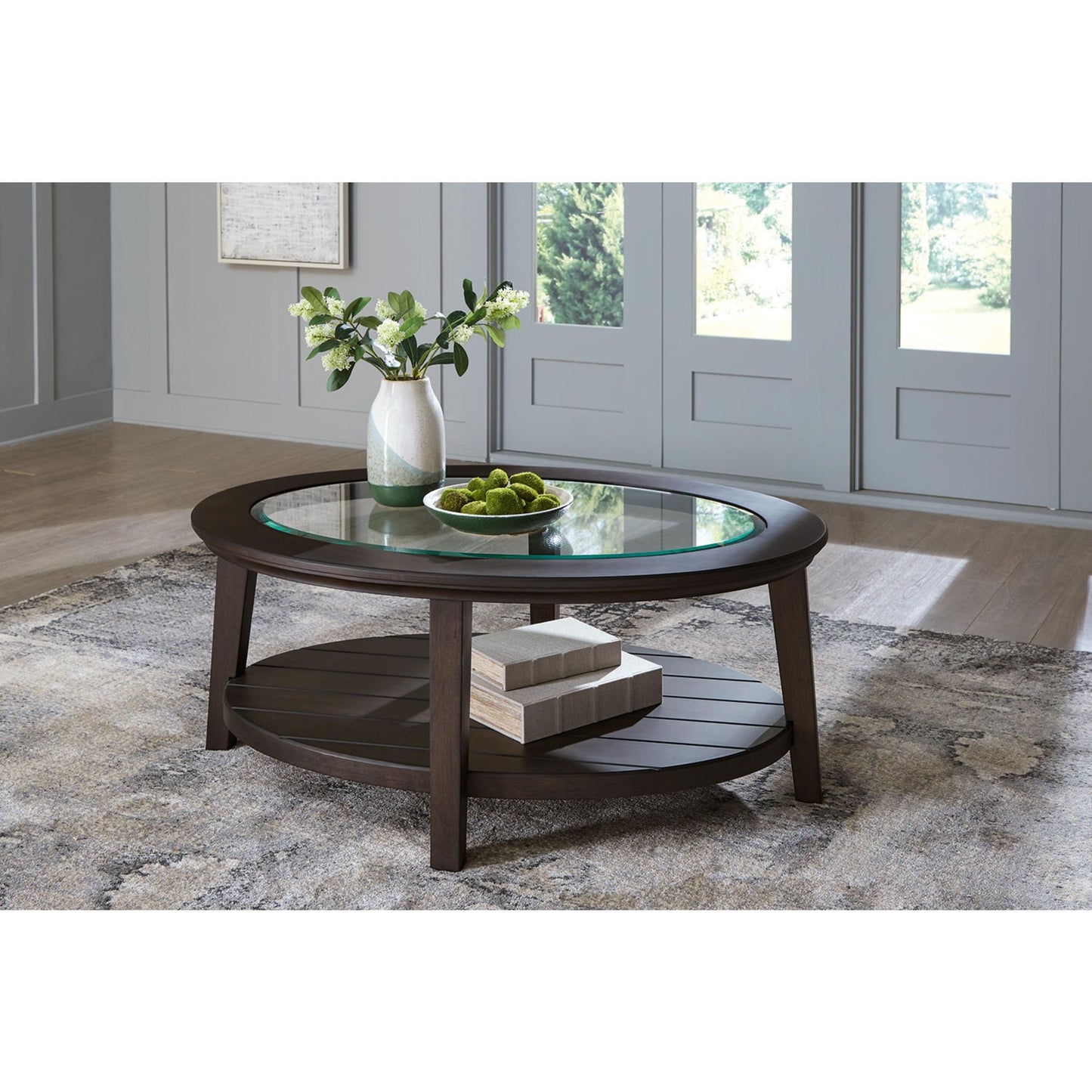 Table basse Celamar - Marron foncé