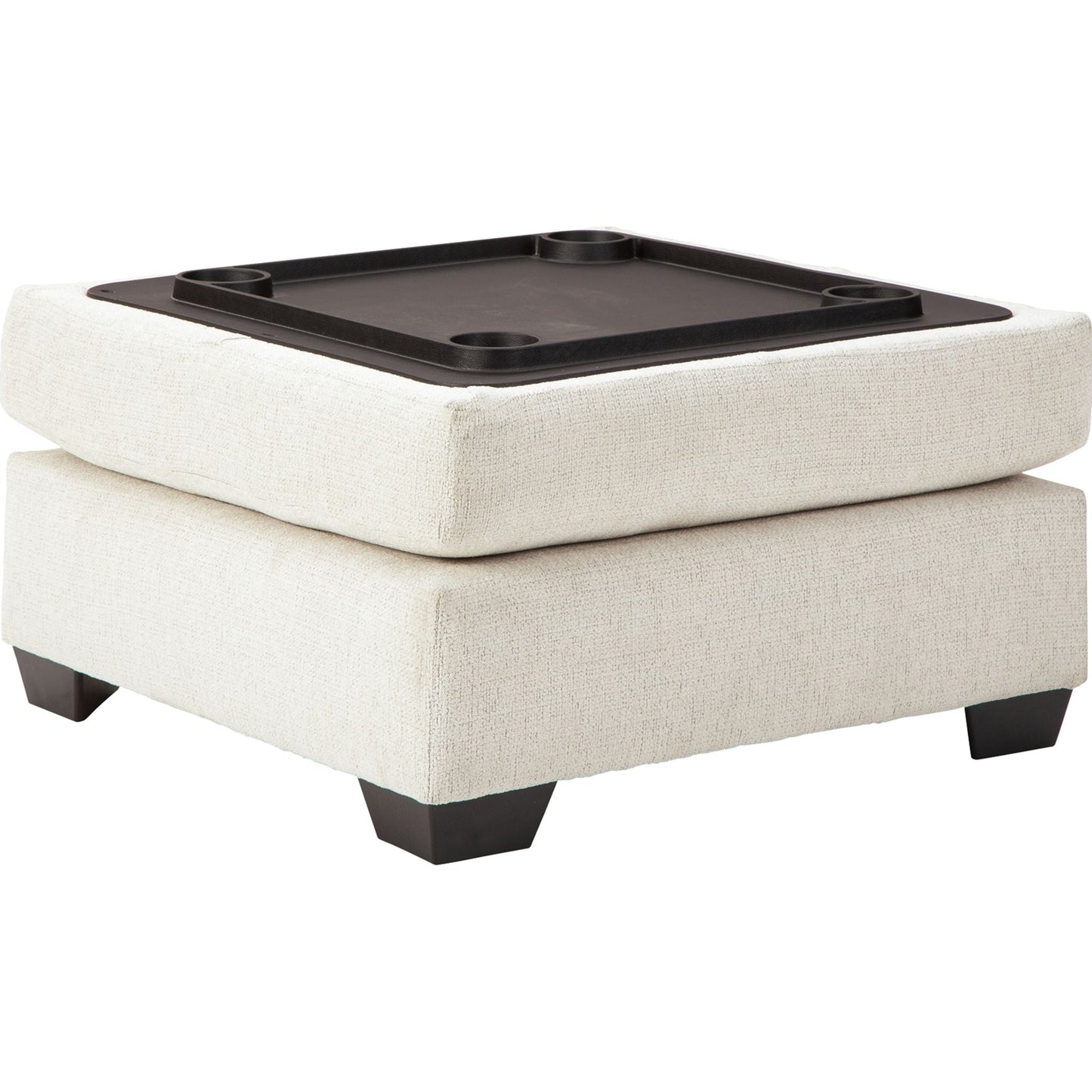 Pouf de rangement Brantley - Neige