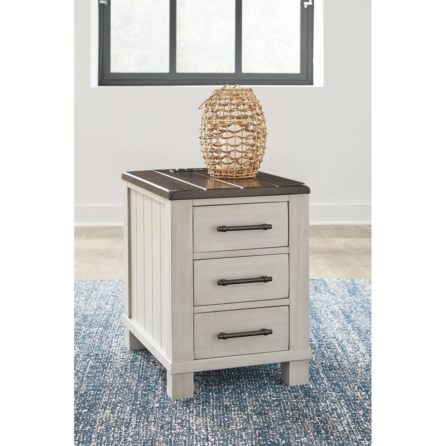 Table d'appoint Darborn - Gris/Marron