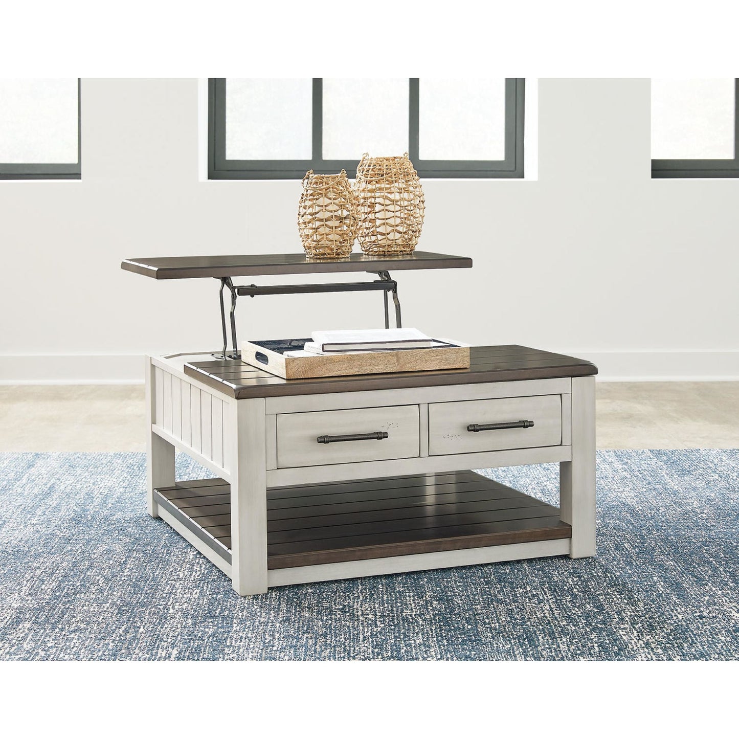Table basse Darborn - Gris/Marron