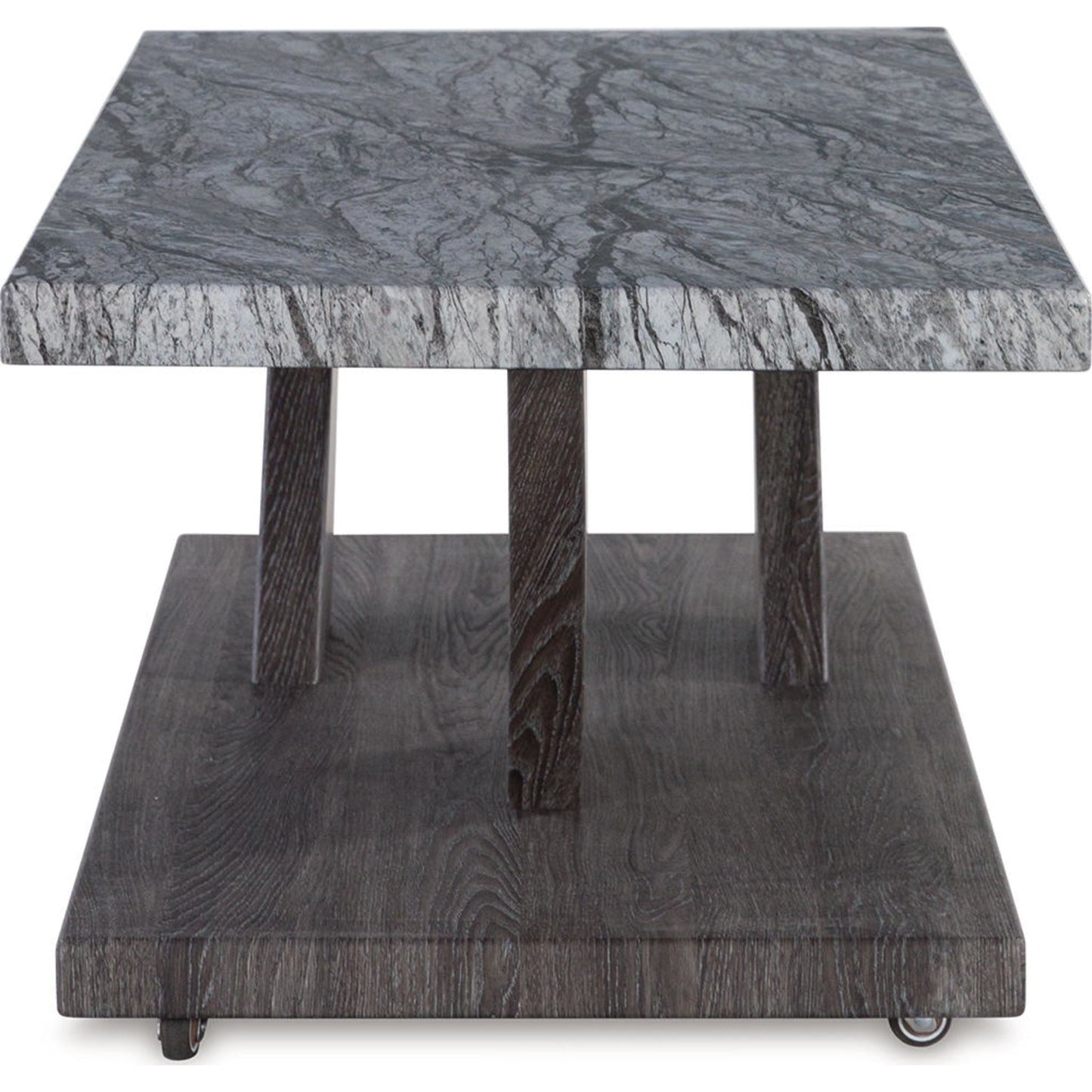Lot de 3 tables Bensonale - Marron/Gris