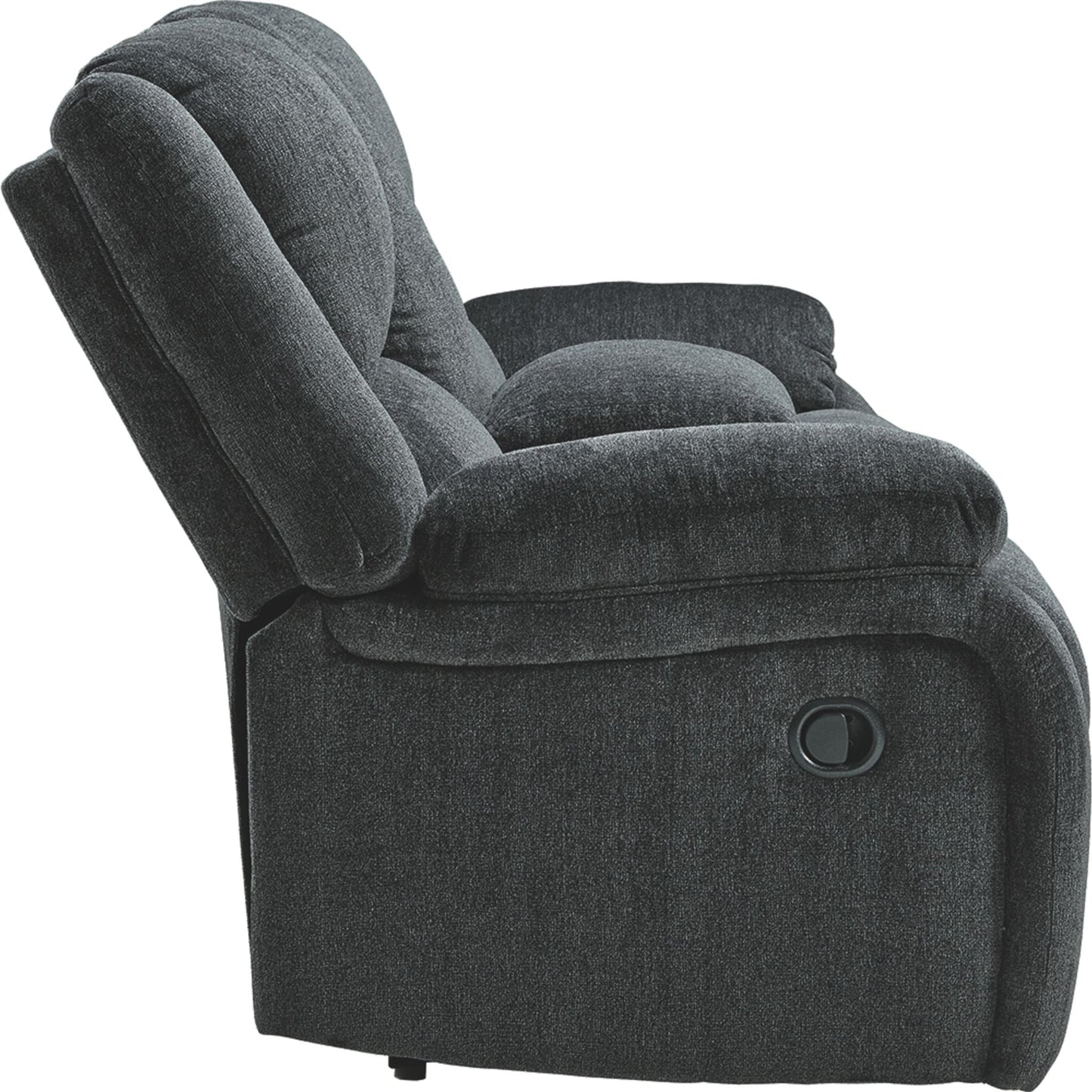 Causeuse inclinable Draycoll avec console - Ardoise