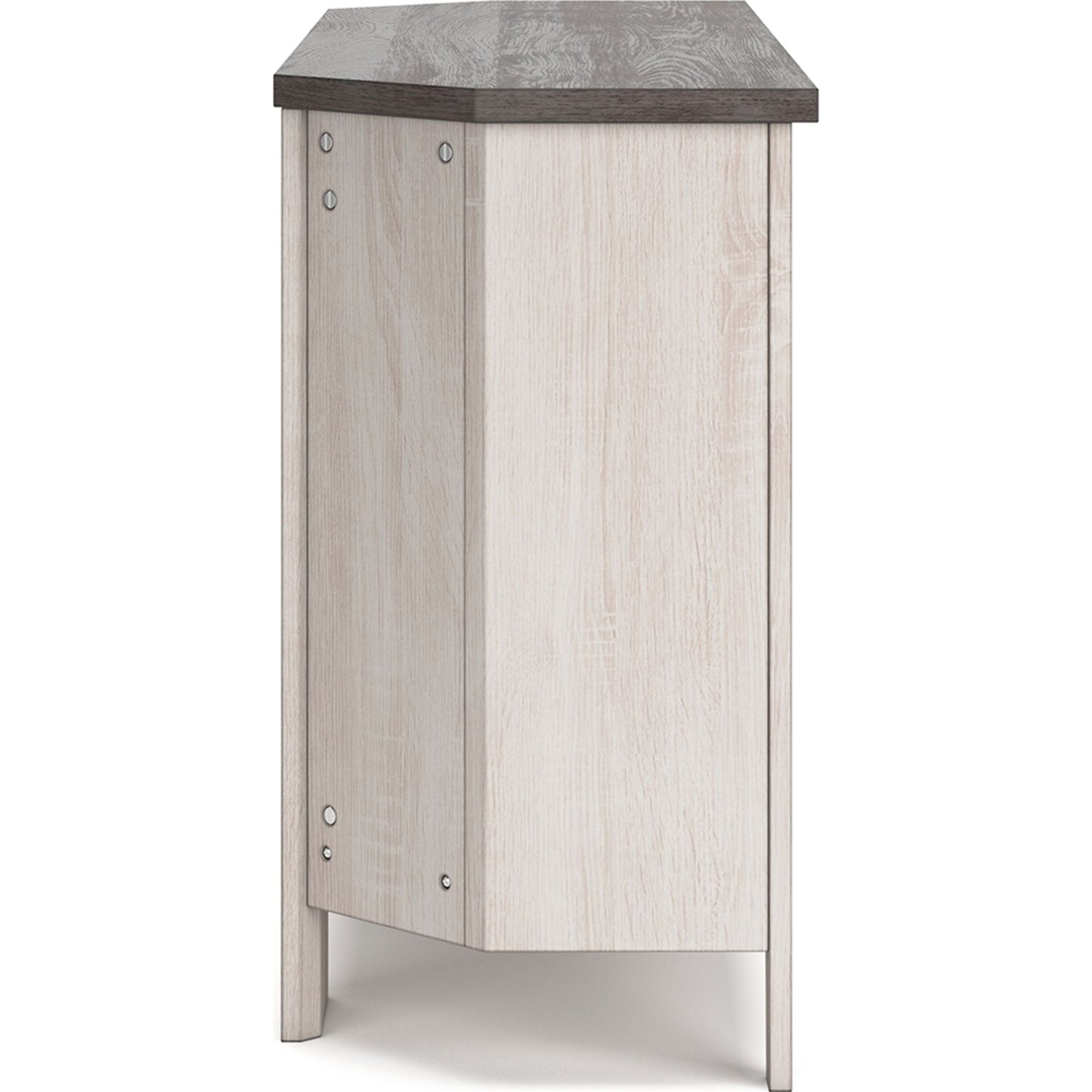Meuble TV d'angle Dorrinson - Bicolore