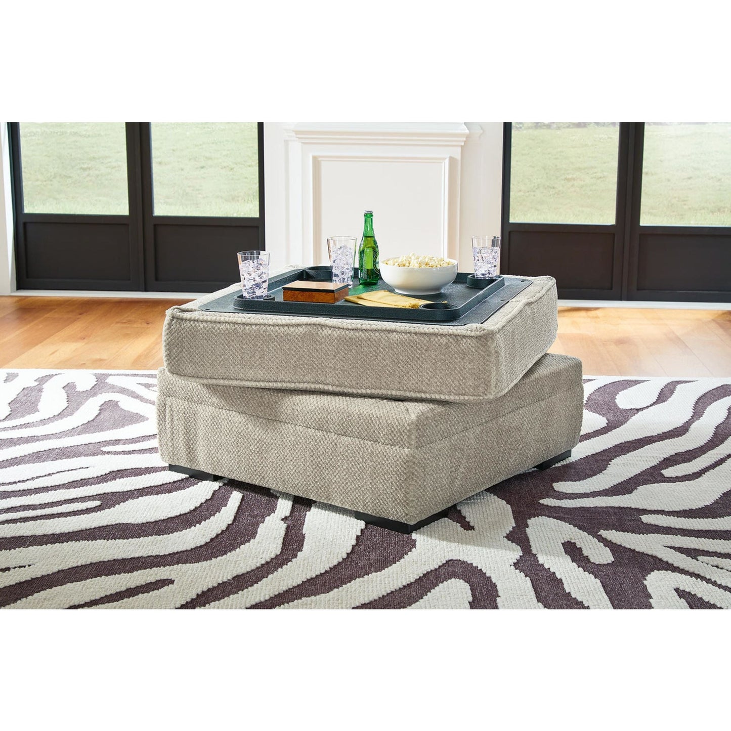 Pouf de rangement Calnita - Sisal