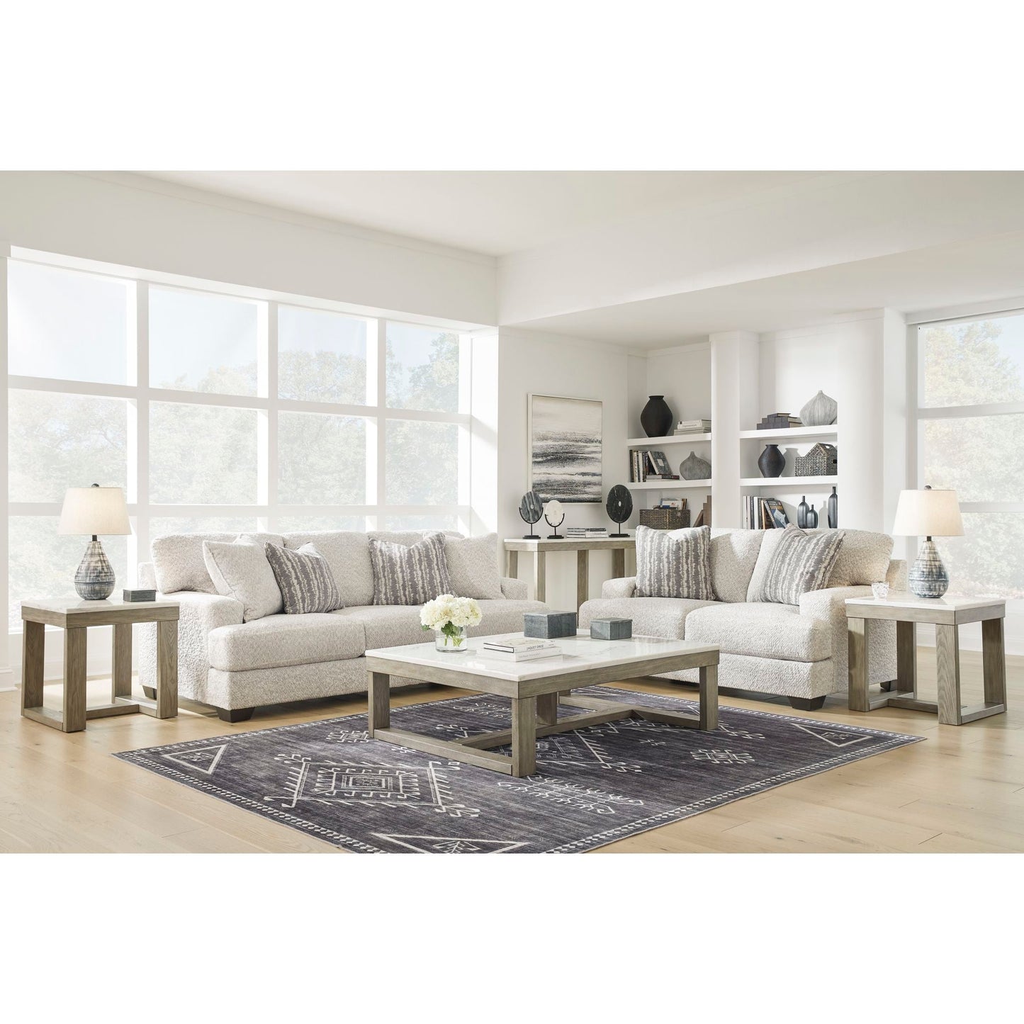 Causeuse Brebryan - Flanelle