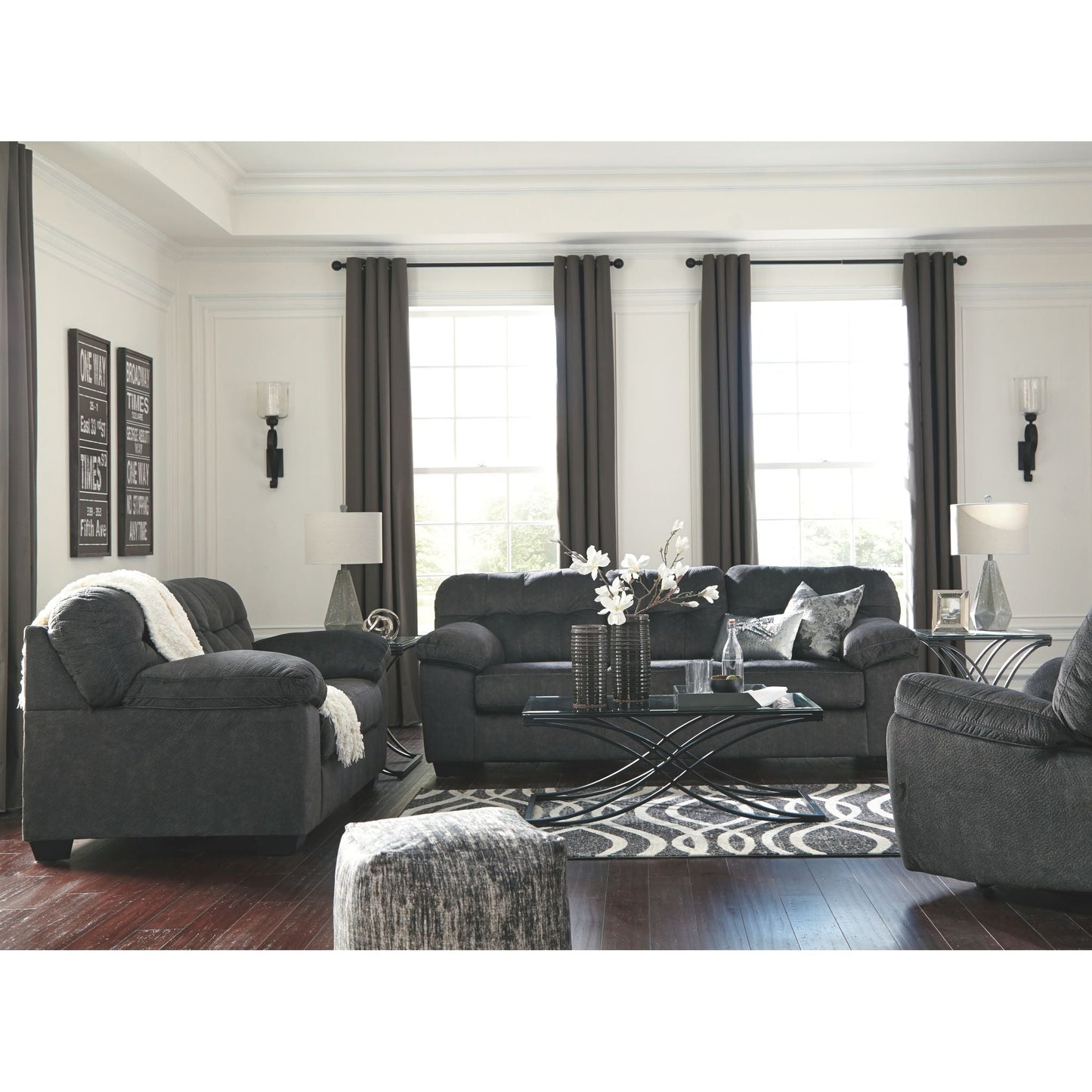 Causeuse Accrington - Granit