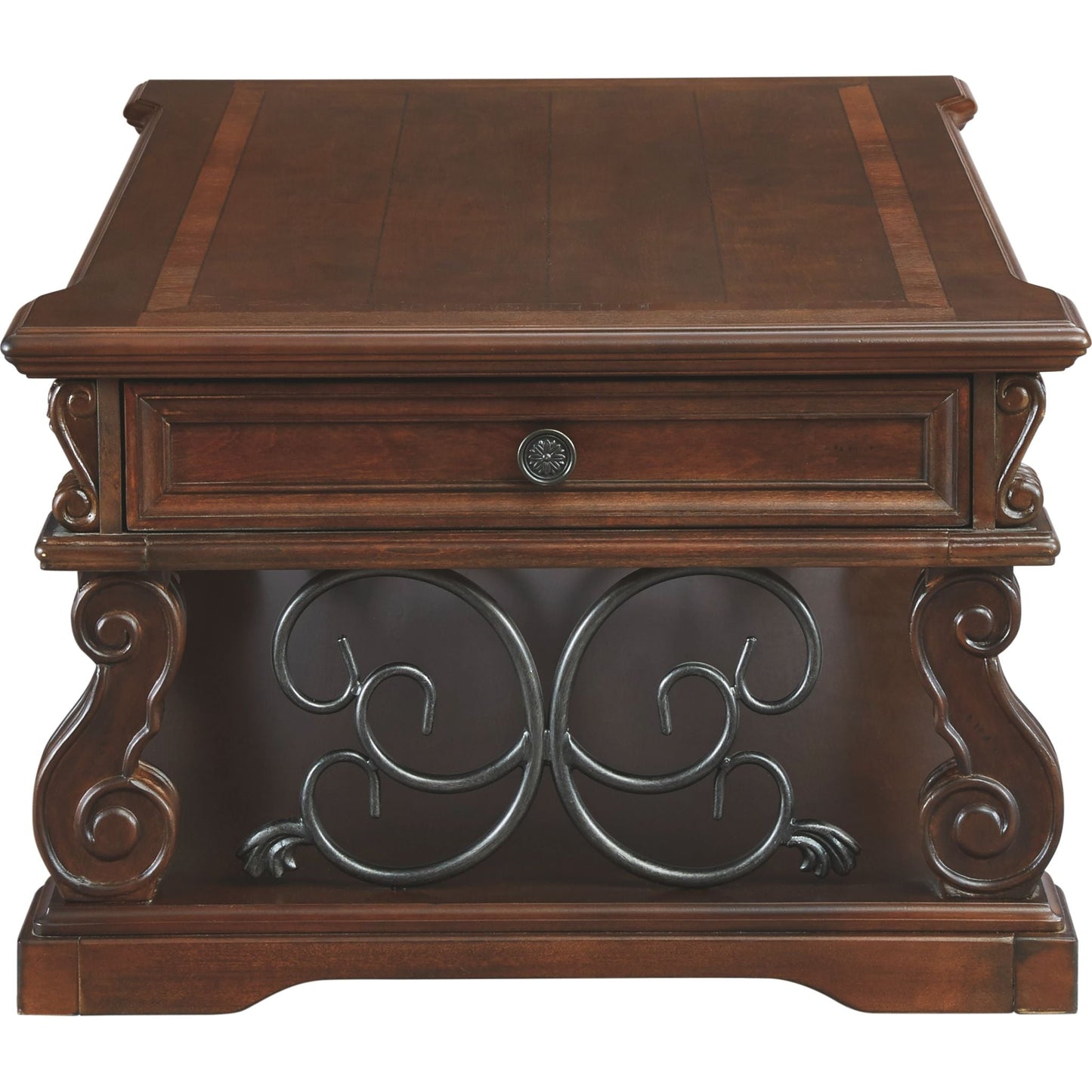 Table basse Alymere - Brun rustique