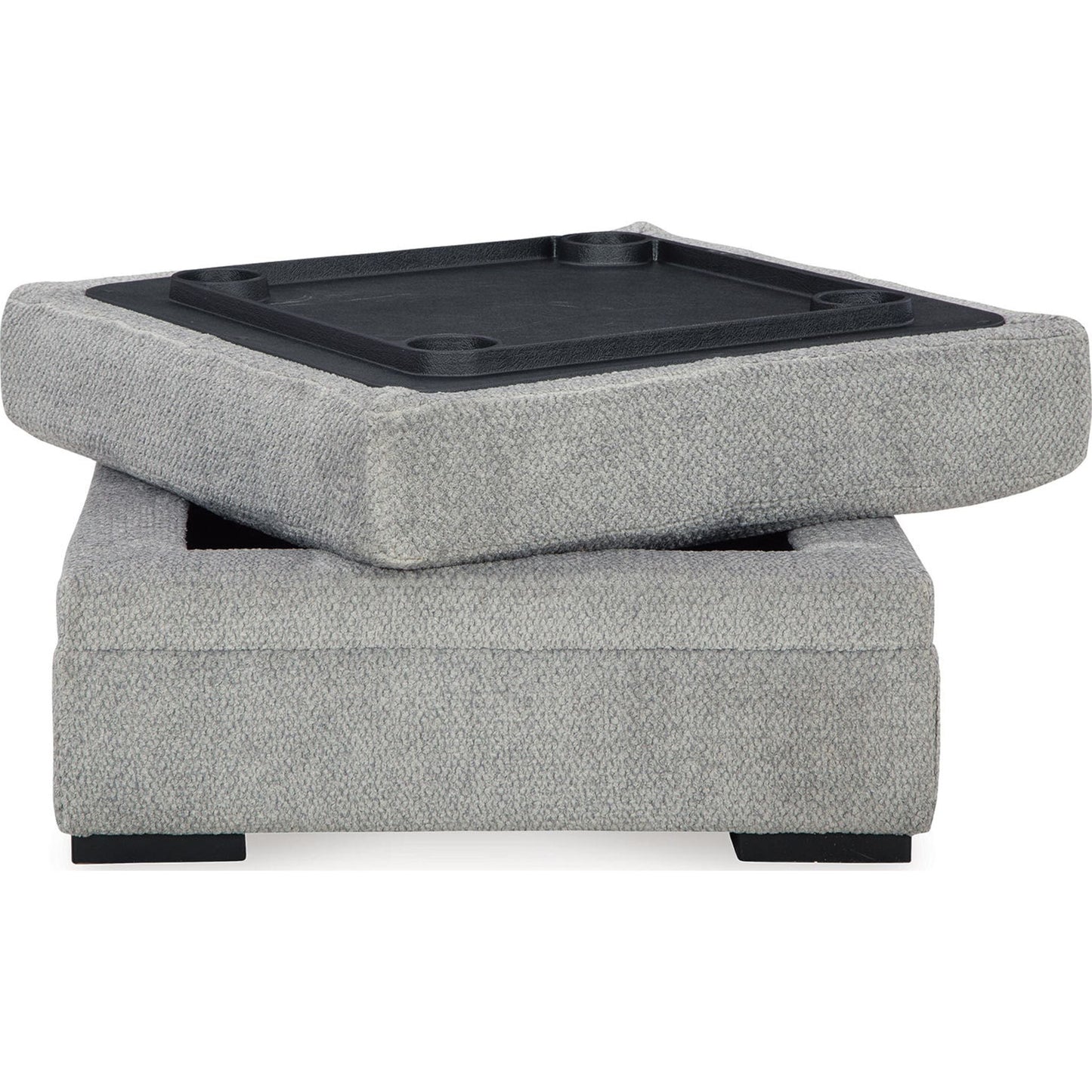 Pouf de rangement Casselbury - Ciment