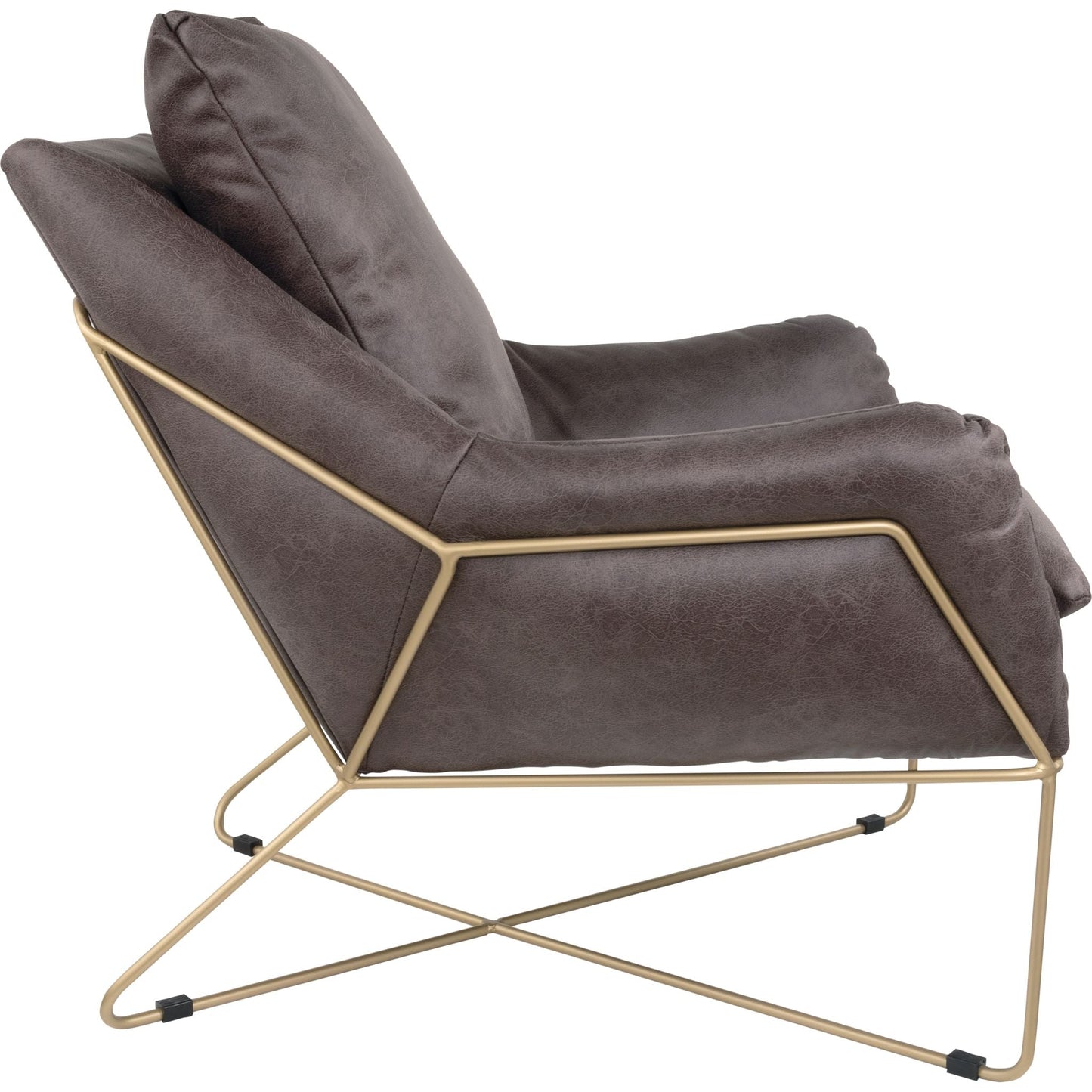 Fauteuil d'appoint Crosshaven - Gris foncé