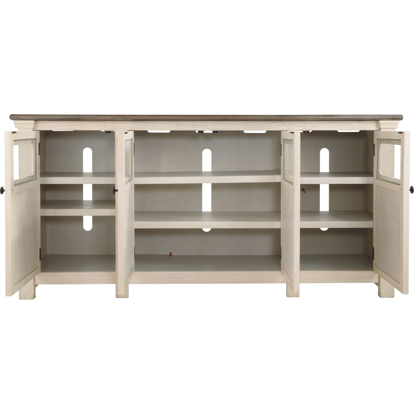 Meuble TV Bolanburg - Blanc/Gris patiné