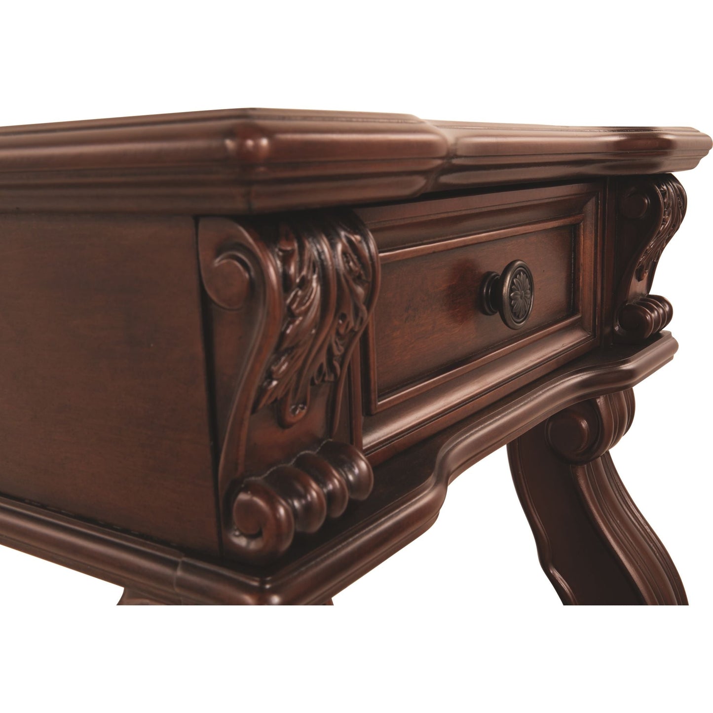 Table d'appoint Alymere - Brun rustique