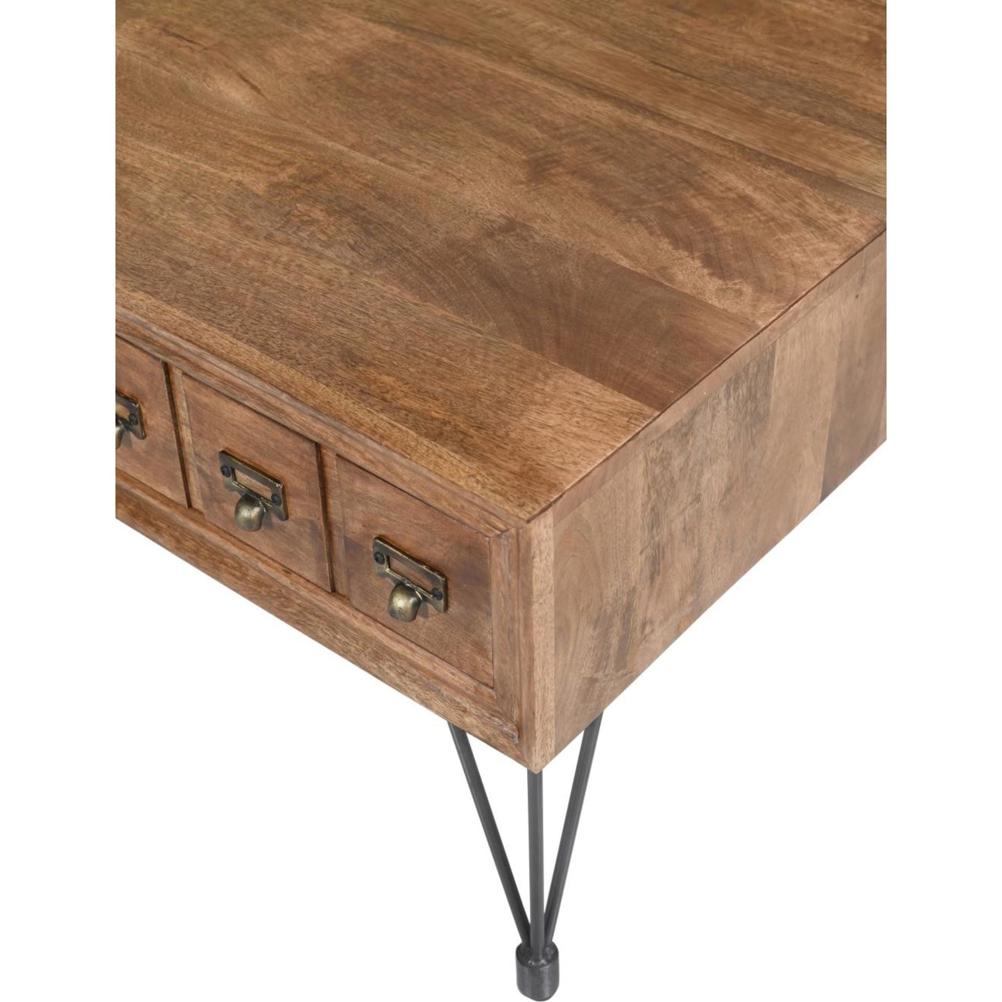 Table basse américaine vintage - Marron moyen