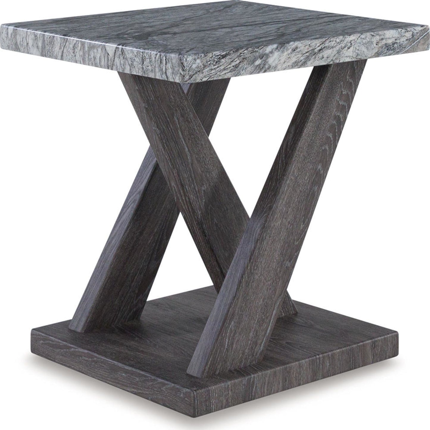 Lot de 3 tables Bensonale - Marron/Gris