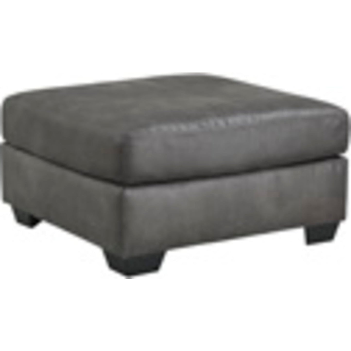 Pouf d'appoint surdimensionné Bladen - Ardoise