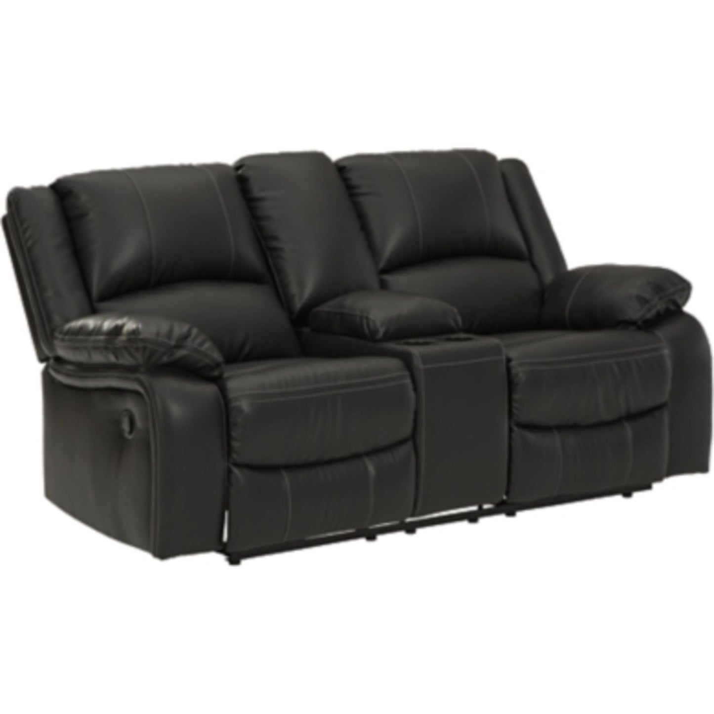 Causeuse inclinable avec console Calderwell - Noir