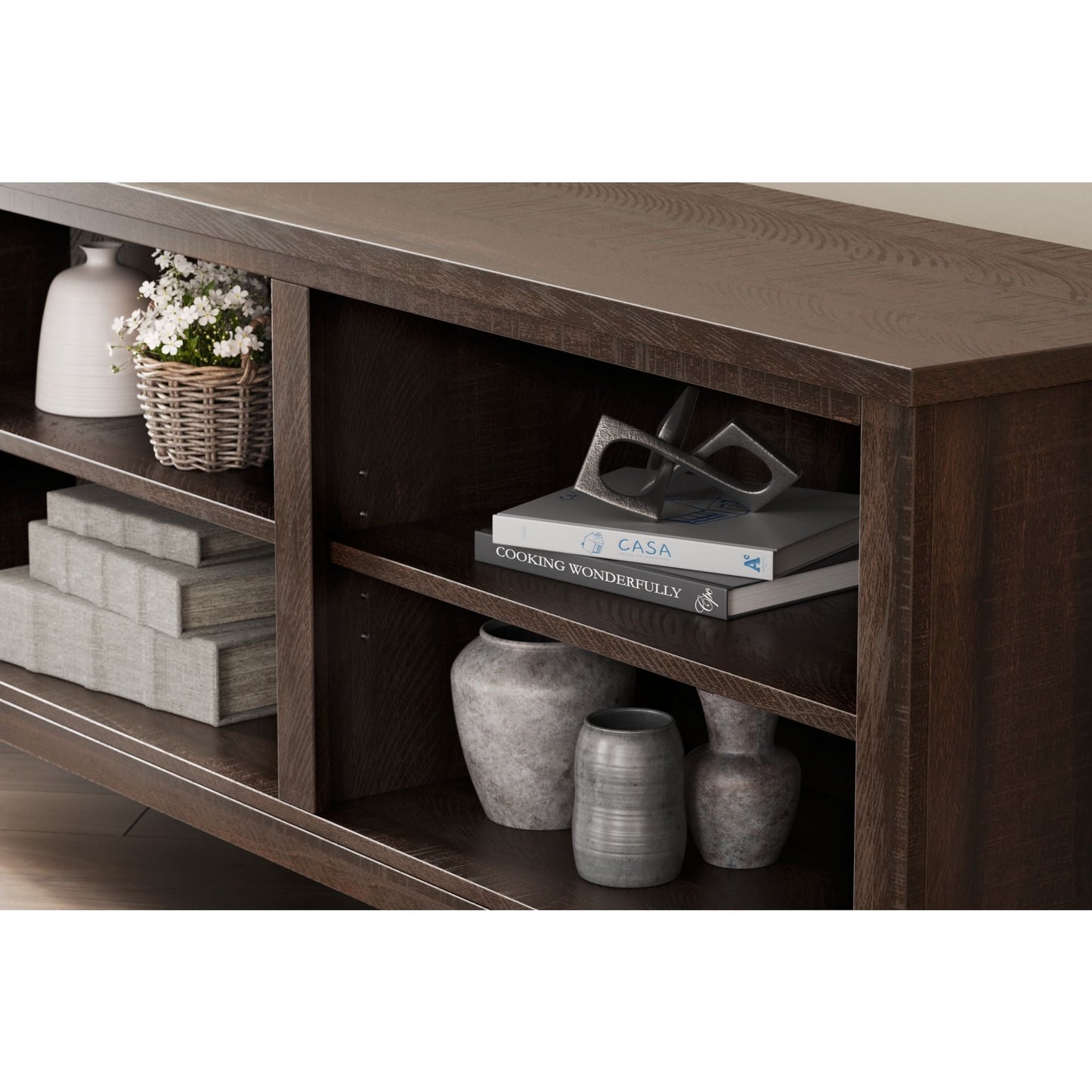 Meuble TV Camiburg - Marron chaud