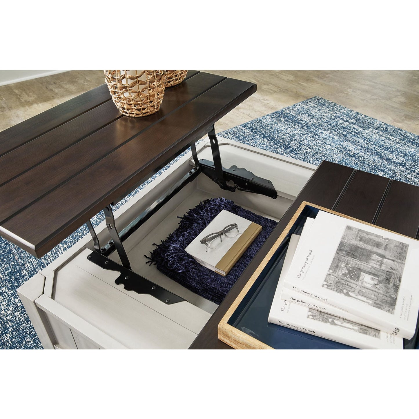 Table basse Darborn - Gris/Marron