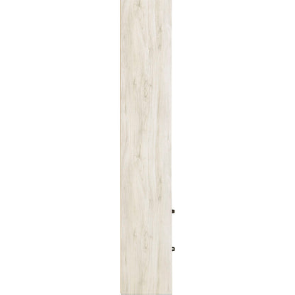 Meuble de divertissement Bellaby avec cheminée - Blanchiment