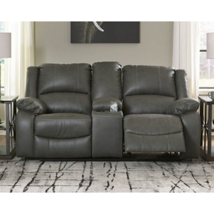 Causeuse inclinable avec console Calderwell - Gris