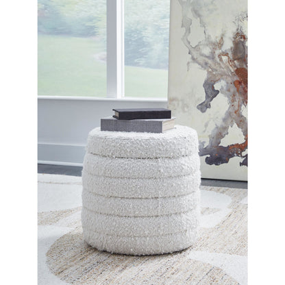 Pouf de rangement Duntler - Ivoire