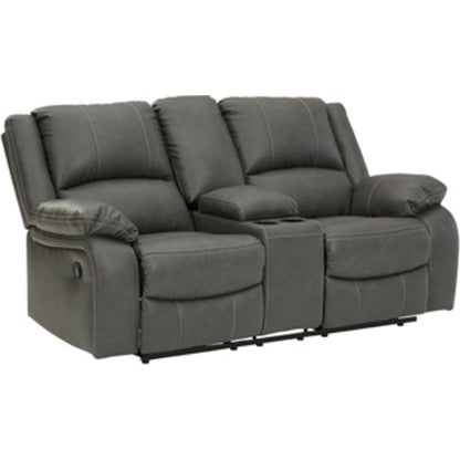 Causeuse inclinable avec console Calderwell - Gris