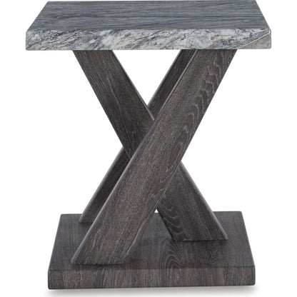 Lot de 3 tables Bensonale - Marron/Gris