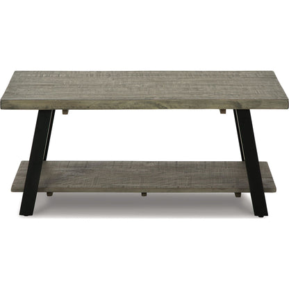 Table basse Brennegan - Gris/Noir