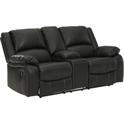 Causeuse inclinable avec console Calderwell - Noir