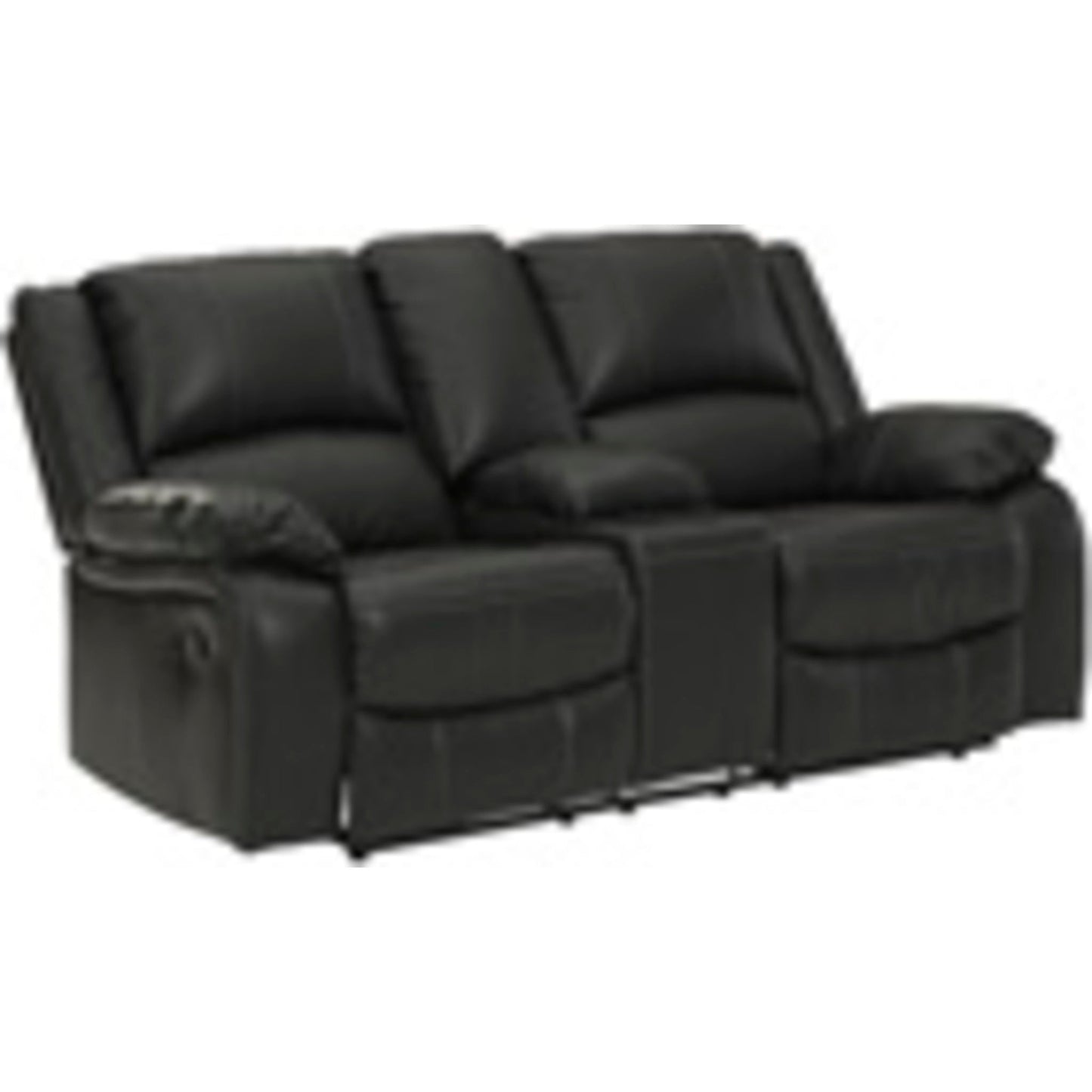 Causeuse inclinable avec console Calderwell - Noir