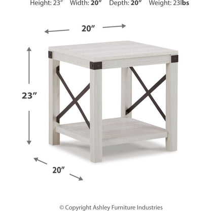 Table d'appoint Bayflynn - Blanchi à la chaux