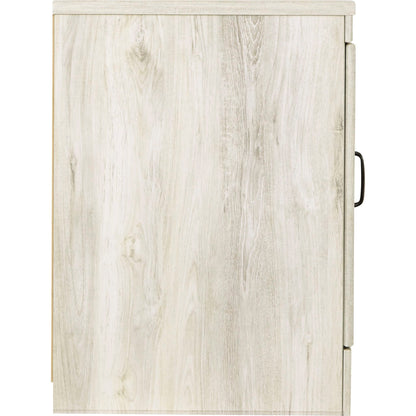 Meuble de divertissement Bellaby avec cheminée - Blanchiment