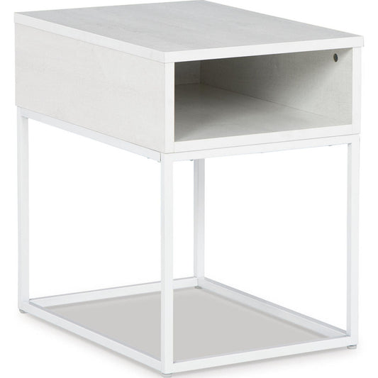 Table d'appoint Deznee - Blanc
