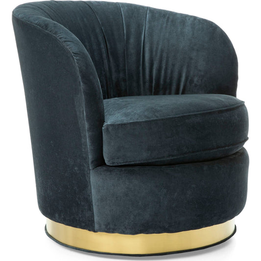 Chaise pivotante Allison - Capri Blueberry