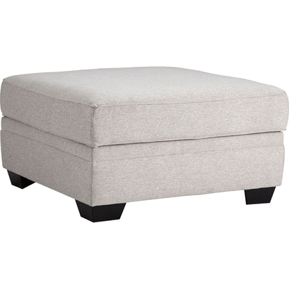 Pouf de rangement Dellara - Craie