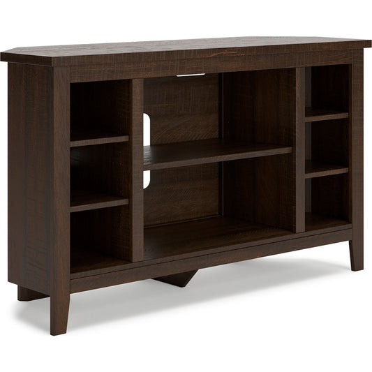Meuble TV d'angle Camiburg - Marron chaud