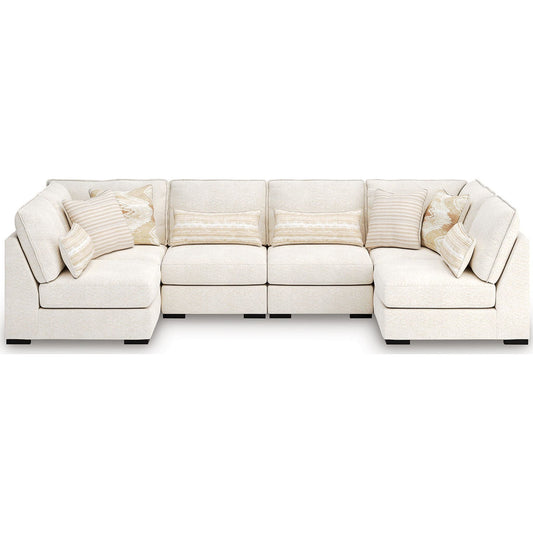 Canapé modulable Donelson Creek 6 pièces - Vanille