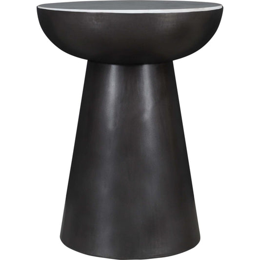 Table d'appoint Circularity - Blanc et bronze