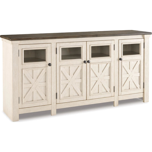 Meuble TV Bolanburg - Blanc/Gris patiné