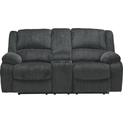 Causeuse inclinable Draycoll avec console - Ardoise
