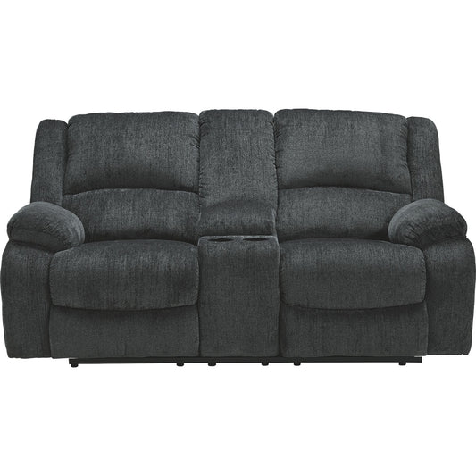 Causeuse inclinable Draycoll avec console - Ardoise