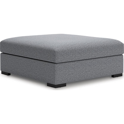 Pouf d'appoint surdimensionné Bealton - Sel et poivre