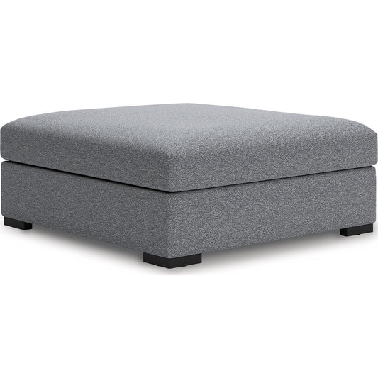 Pouf d'appoint surdimensionné Bealton - Sel et poivre