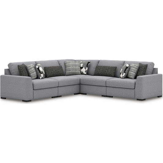 Canapé modulable Bealton 5 pièces - Sel et poivre