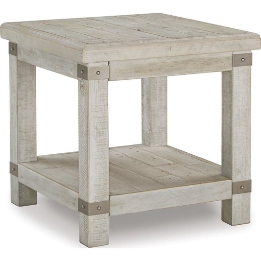 Table d'appoint Carynhurst - Blanc délavé gris